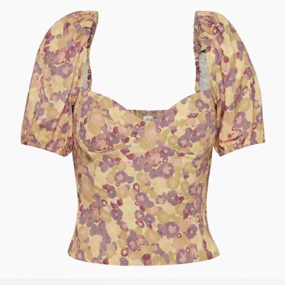 Aritzia Wilfred Novella Shortsleeve Blouse NWT